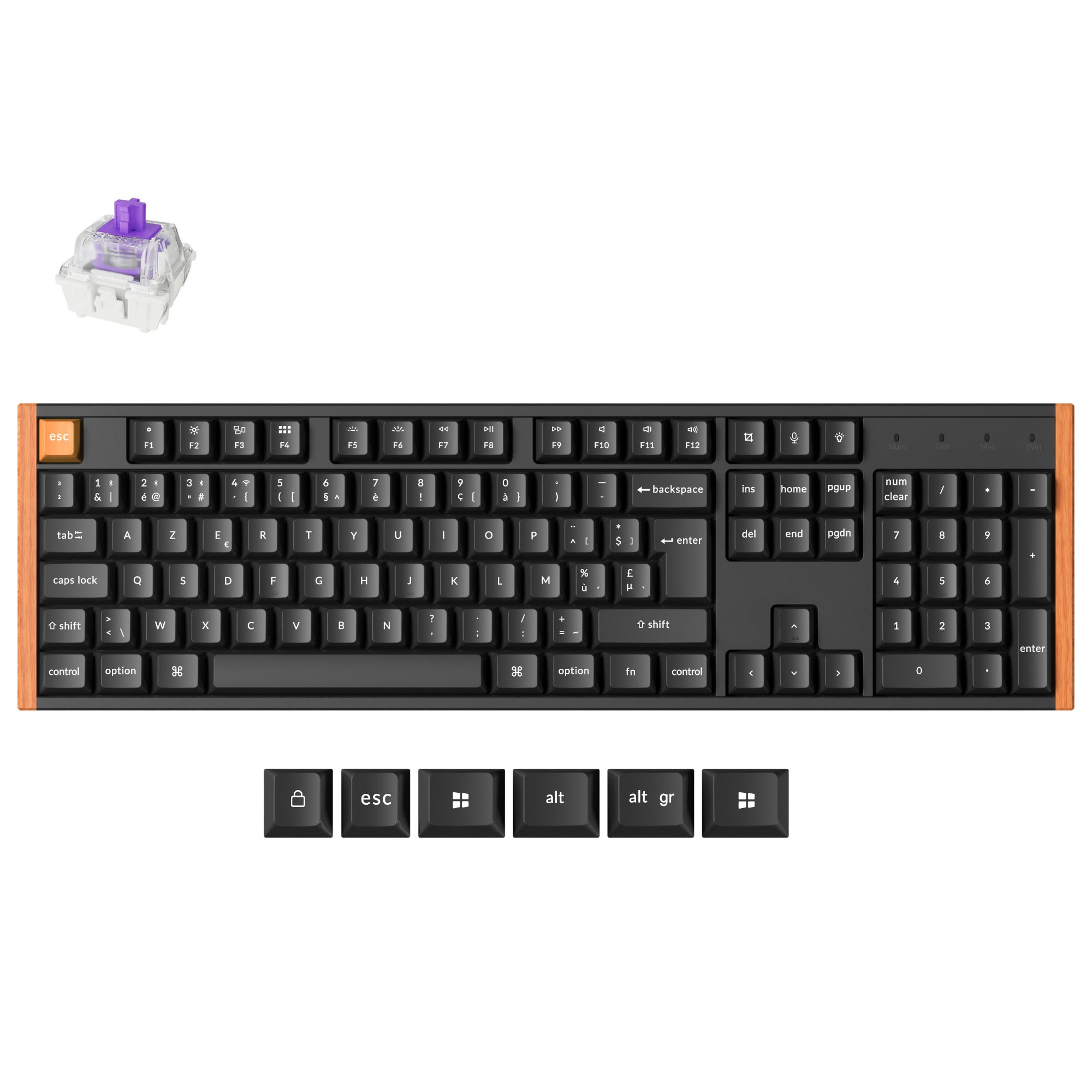 Keychron K10 HE Wireless Magnetic Switch Custom Keyboard ISO Layout Collection
