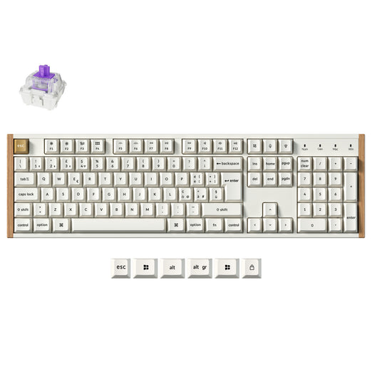 Tastiera personalizzata wireless Keychron K10 HE con switch magnetici, collezione con layout ISO