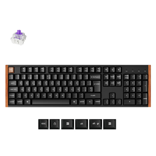 Tastiera personalizzata wireless Keychron K10 HE con switch magnetici, collezione con layout ISO