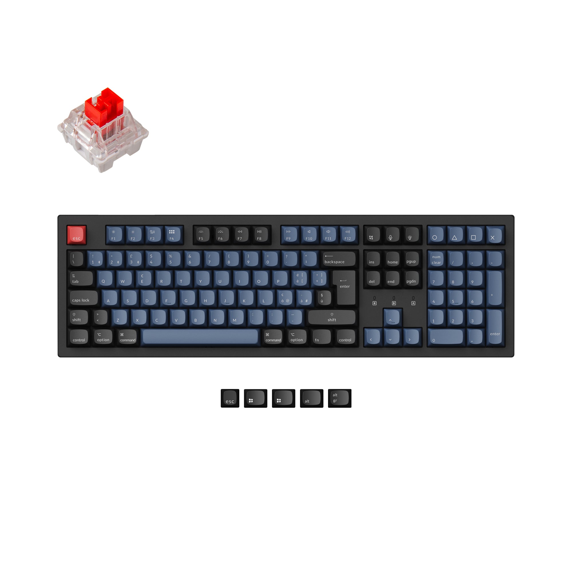 Keychron K10 Pro QMK/VIA Wireless Tastiera meccanica ISO Layout Collection