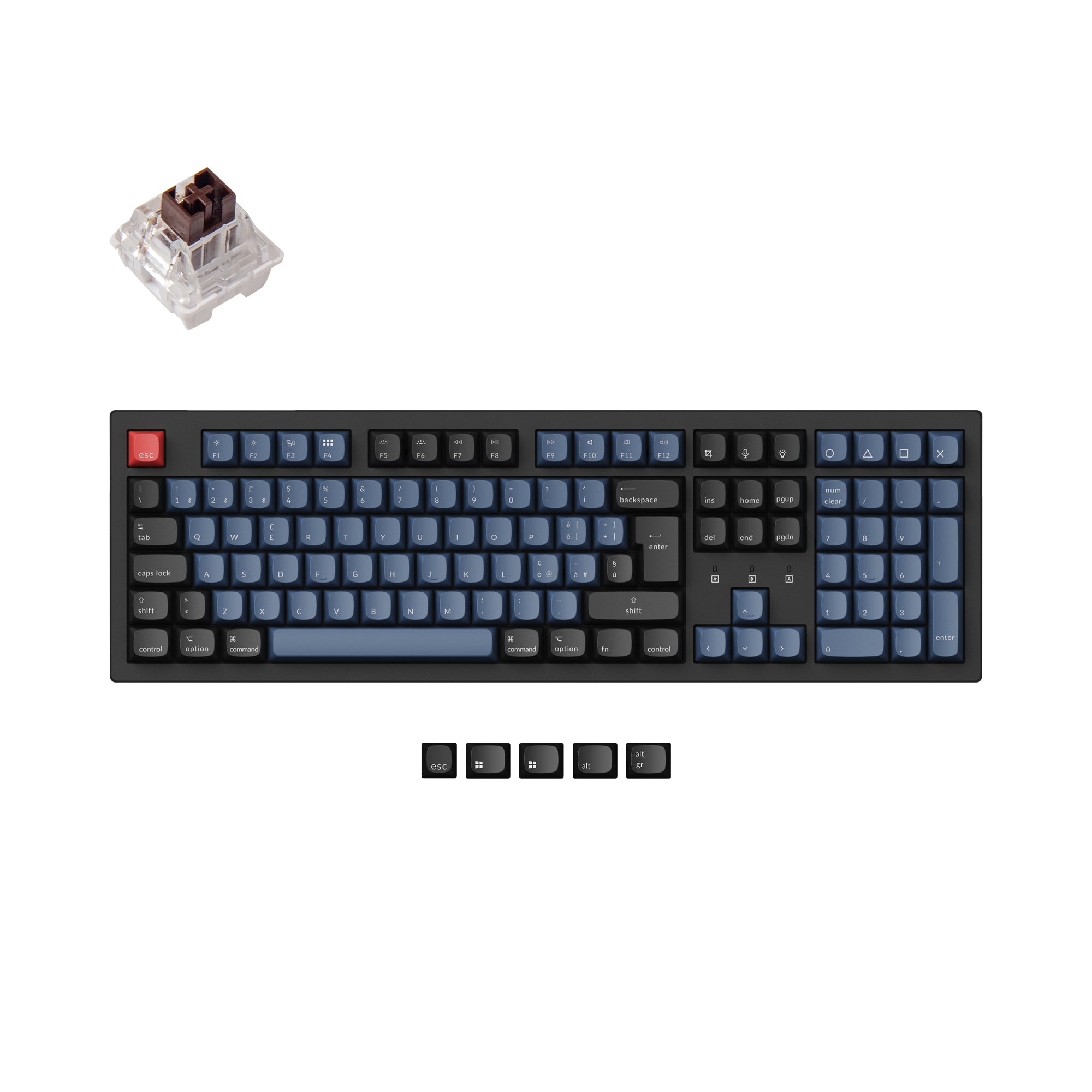 Keychron K10 Pro QMK/VIA Wireless Tastiera meccanica ISO Layout Collection