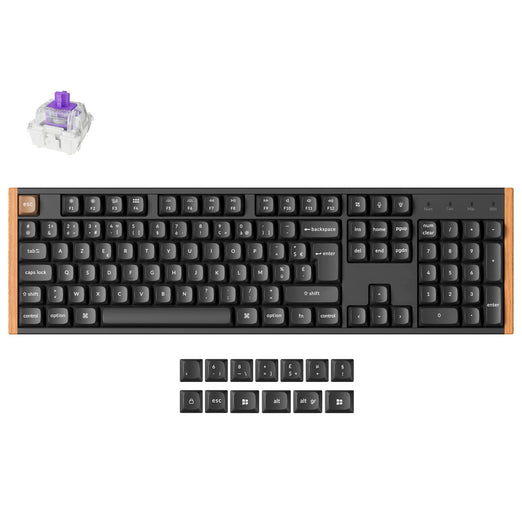Tastiera personalizzata wireless Keychron K10 HE con switch magnetici, collezione con layout ISO