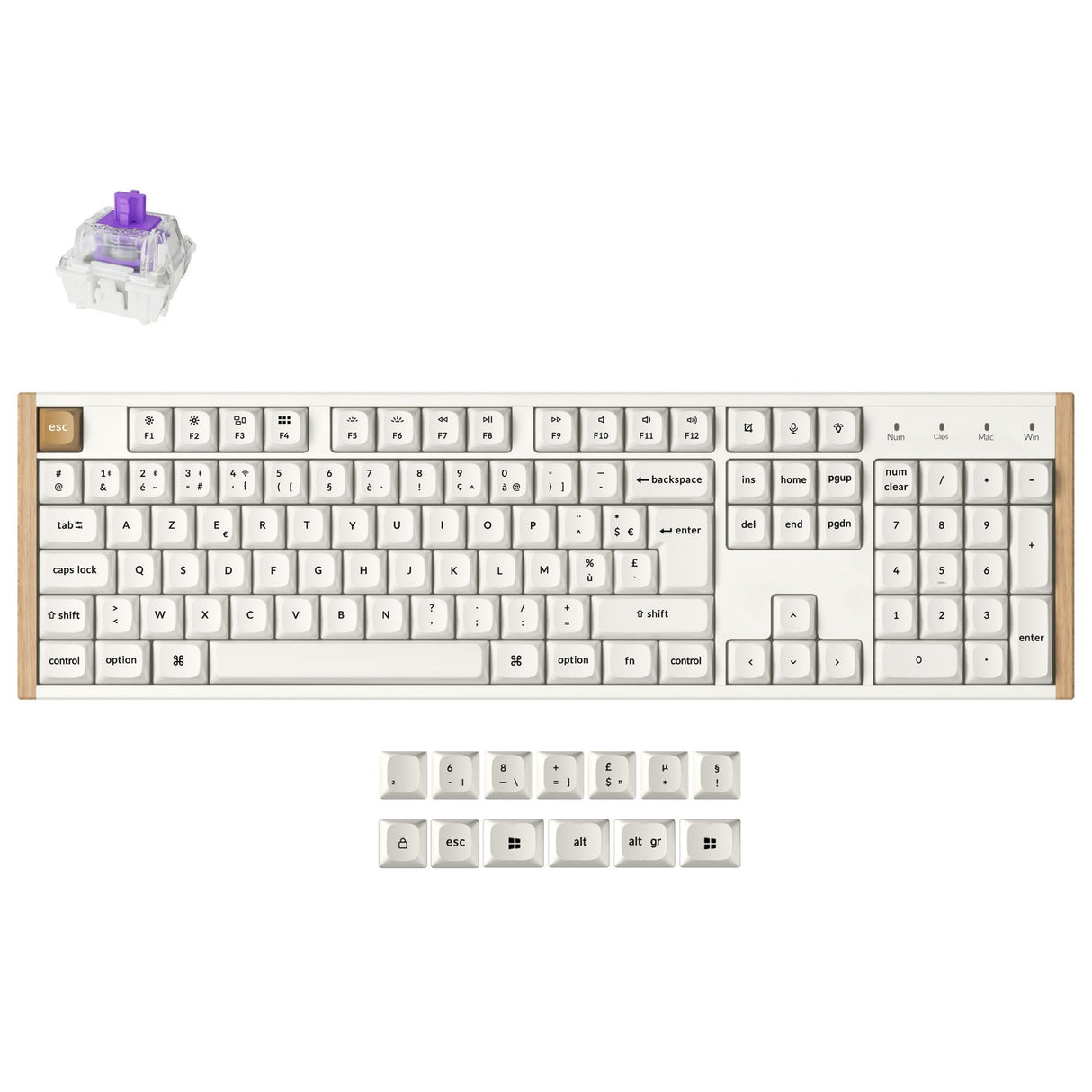 Keychron K10 HE Wireless Magnetic Switch Custom Keyboard ISO Layout Collection