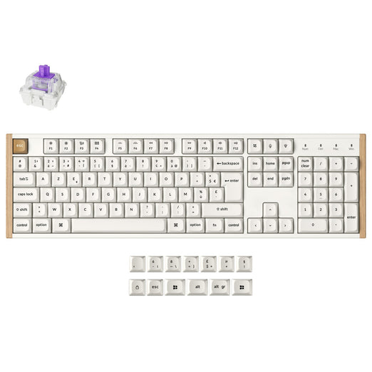 Tastiera personalizzata wireless Keychron K10 HE con switch magnetici, collezione con layout ISO