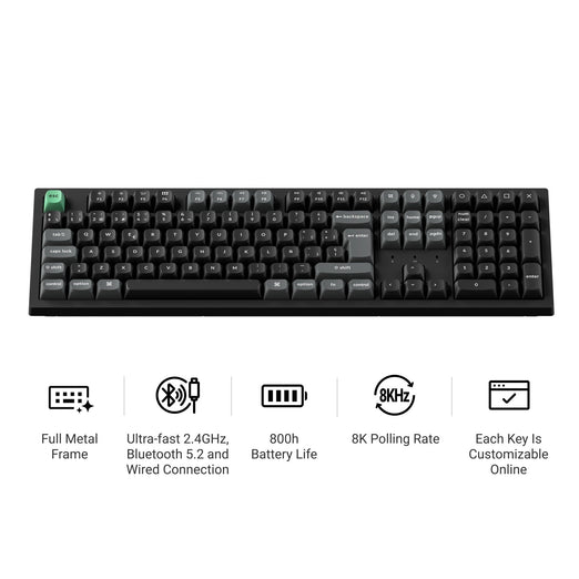Tastiera meccanica personalizzata Keychron K10 Ultra 8K wireless (layout ISO)