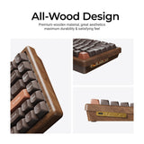 Keychron K2 HE Wireless Magnetic Switch Custom Keyboard-All-Wood Special Edition