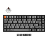 Collezione di tastiere meccaniche personalizzate wireless Keychron K2 Max QMK con layout ISO