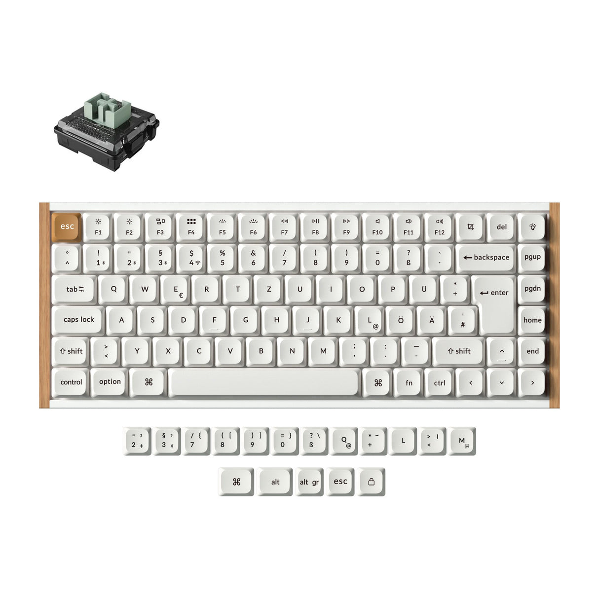 Keychron K3 HE Wireless Magnetic Switch Custom Keyboard ISO Layout Collection