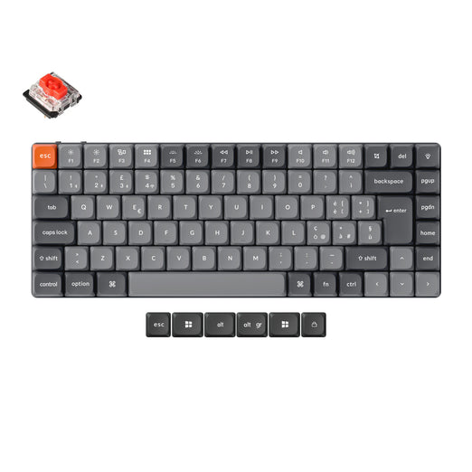 Keychron K3 Max QMK/VIA Wireless Custom Mechanical Keyboard ISO Layout Collection
