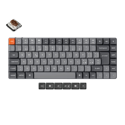 Keychron K3 Max QMK/VIA Wireless Custom Mechanical Keyboard ISO Layout Collection