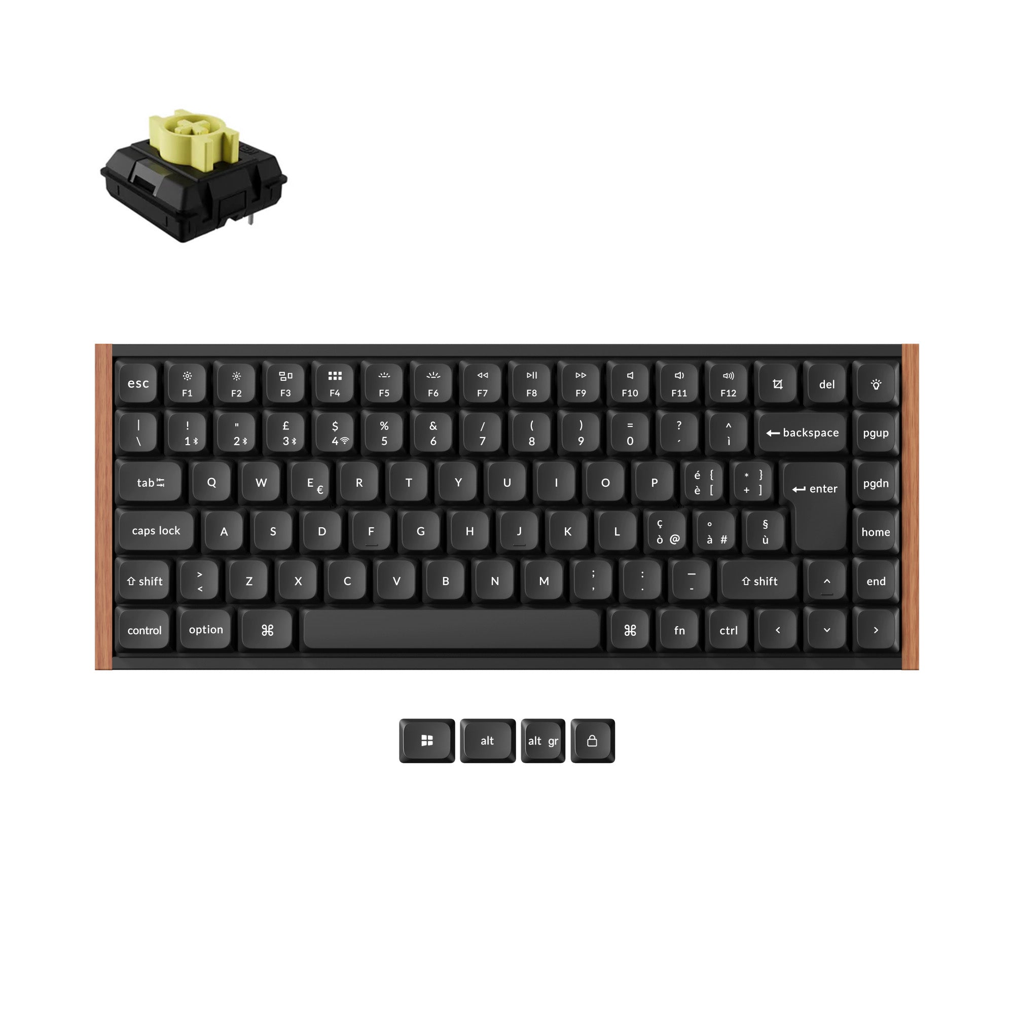 Keychron K3 Ultra 8K Wireless Custom Mechanical Keyboard ISO Layout Collection