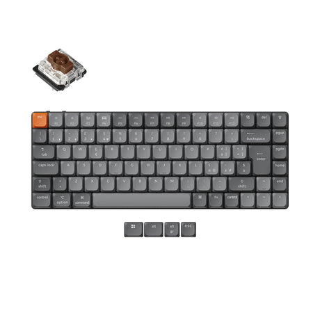 Keychron K3 Max QMK/VIA Wireless Custom Mechanical Keyboard ISO Layout Collection