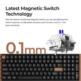 Tastiera personalizzata wireless Keychron K4 HE con switch magnetici