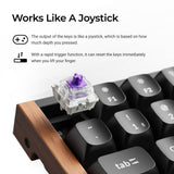 Tastiera personalizzata wireless Keychron K4 HE con switch magnetici