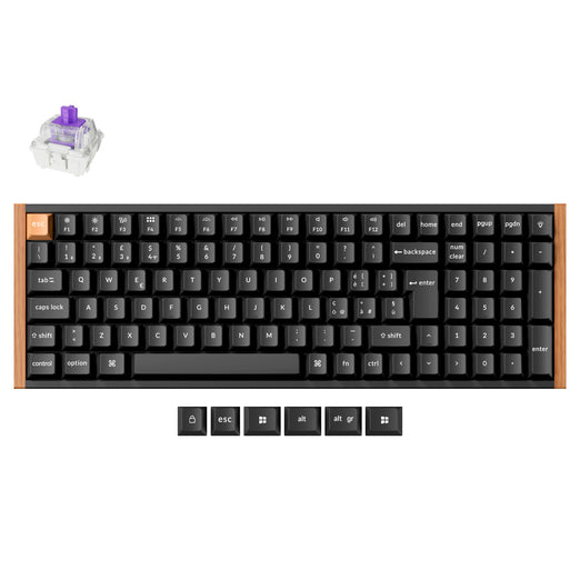 Collezione di tastiere personalizzate wireless Keychron K4 HE con switch magnetici e layout ISO
