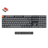 Raccolta di tastiere meccaniche personalizzate wireless QMK Keychron K5 Max con layout ISO