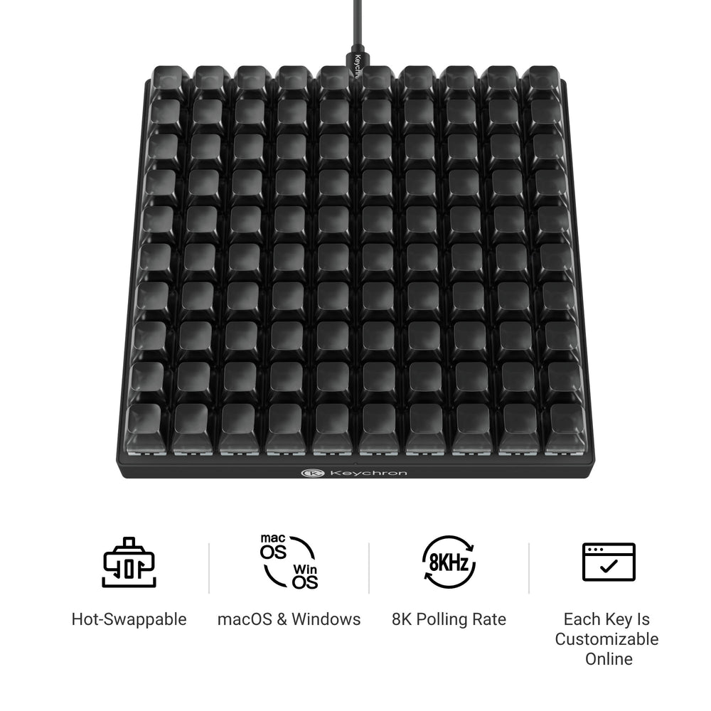Tastiera gaming cablata a switch magnetici per una mano Keychron C0 HE