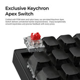 Tastiera gaming cablata a switch magnetici per una mano Keychron C0 HE