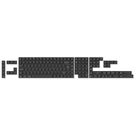 Set completo di keycap ISO OSA in ABS con retroilluminazione trasparente – nero