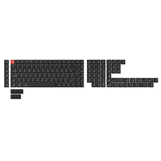 Set completo di keycap ISO OSA in ABS con retroilluminazione trasparente – nero