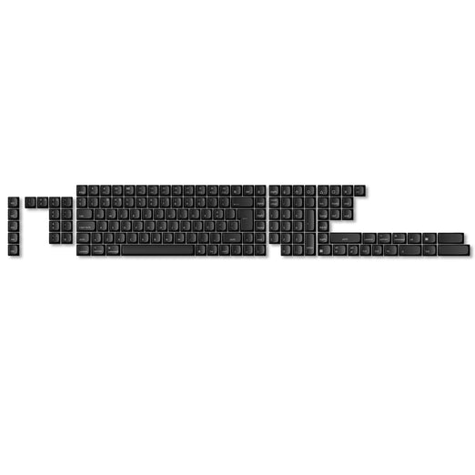 Set completo di keycap ISO OSA in ABS con retroilluminazione trasparente – nero