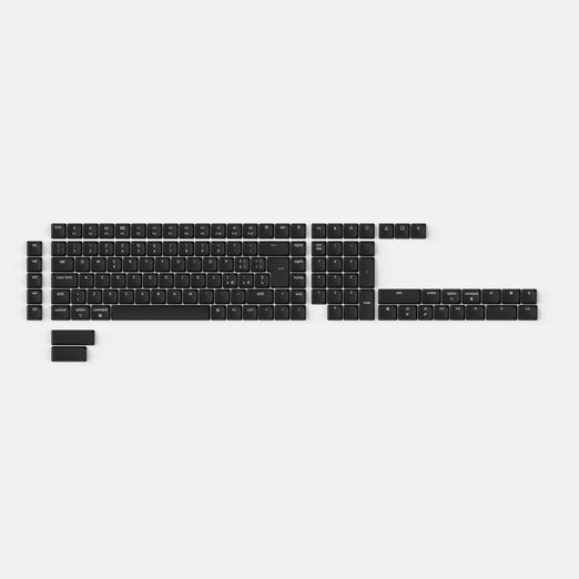 Set completo di keycap ABS LSA ISO a basso profilo retroilluminati - Grigio scuro