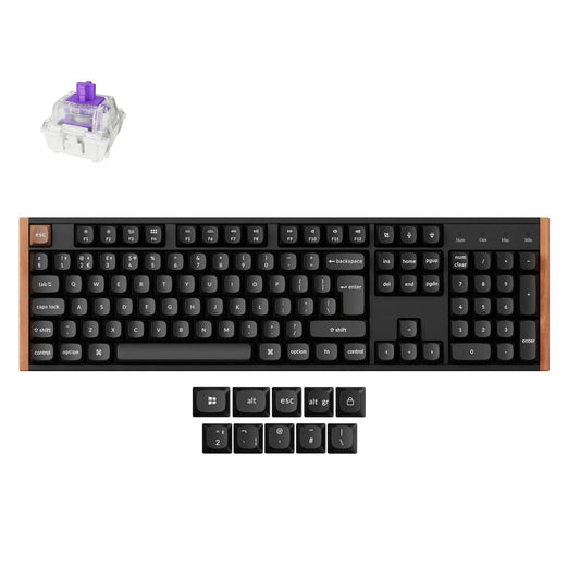 Tastiera personalizzata wireless Keychron K10 HE con switch magnetici, collezione con layout ISO