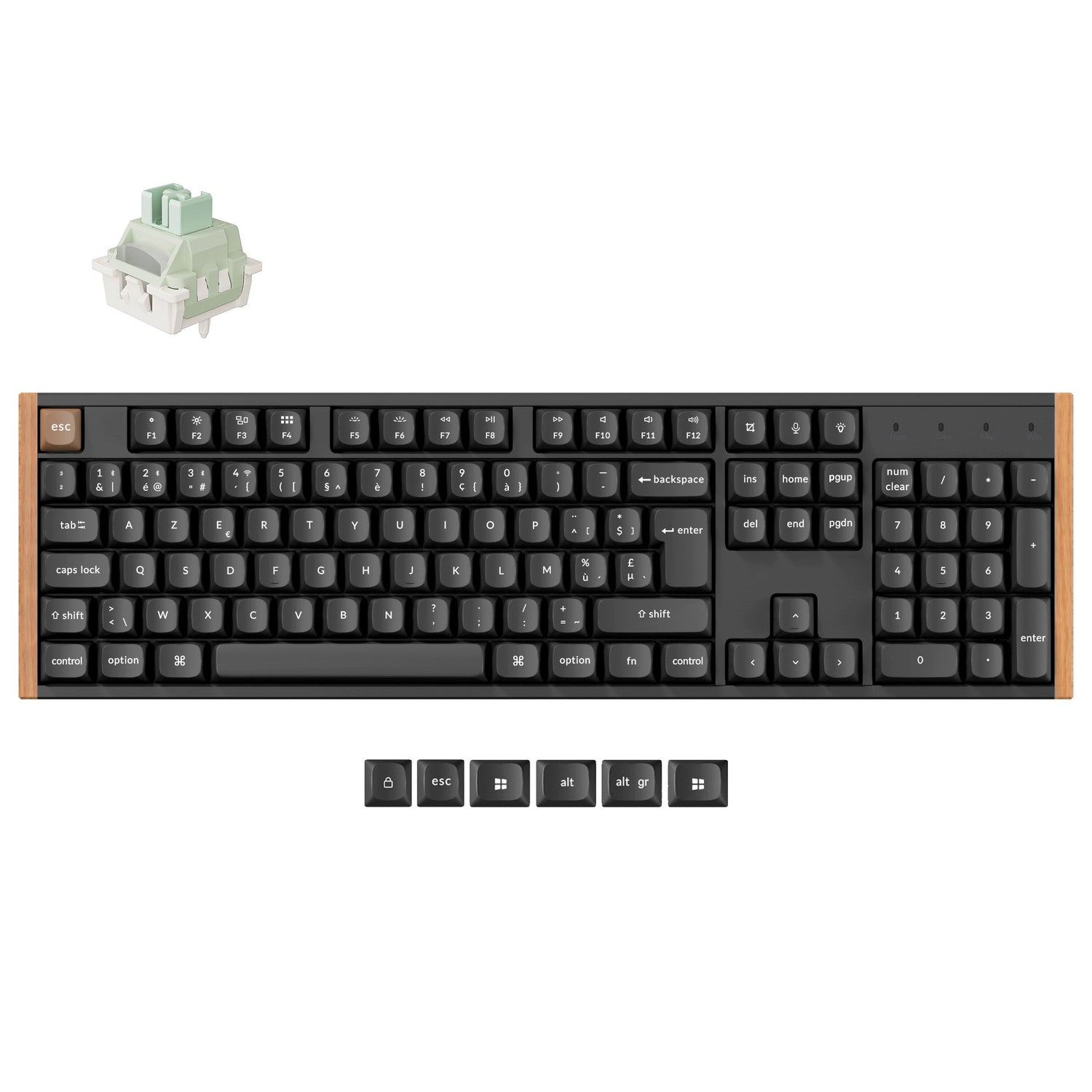 Keychron K10 HE Wireless Magnetic Switch Custom Keyboard ISO Layout Collection