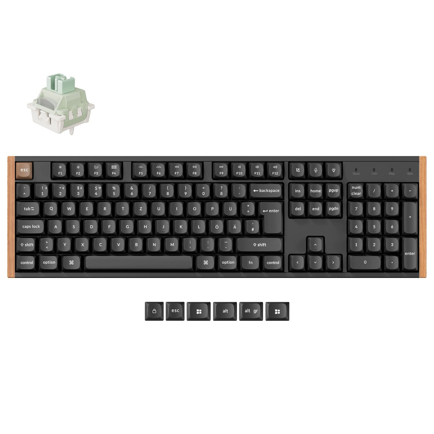 Keychron K10 HE Wireless Magnetic Switch Custom Keyboard ISO Layout Collection
