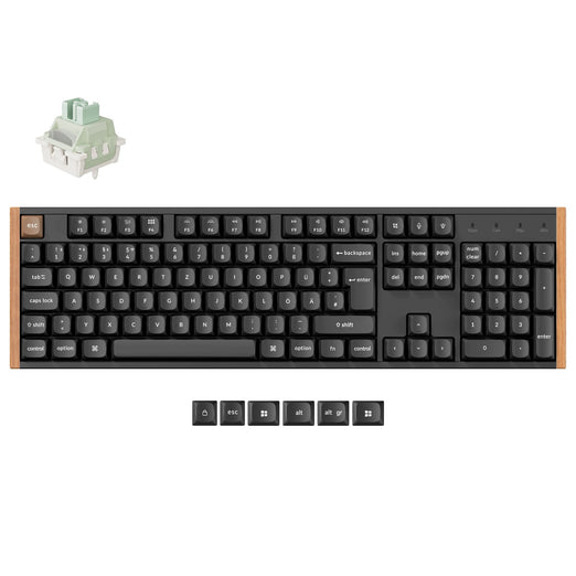 Tastiera personalizzata wireless Keychron K10 HE con switch magnetici, collezione con layout ISO