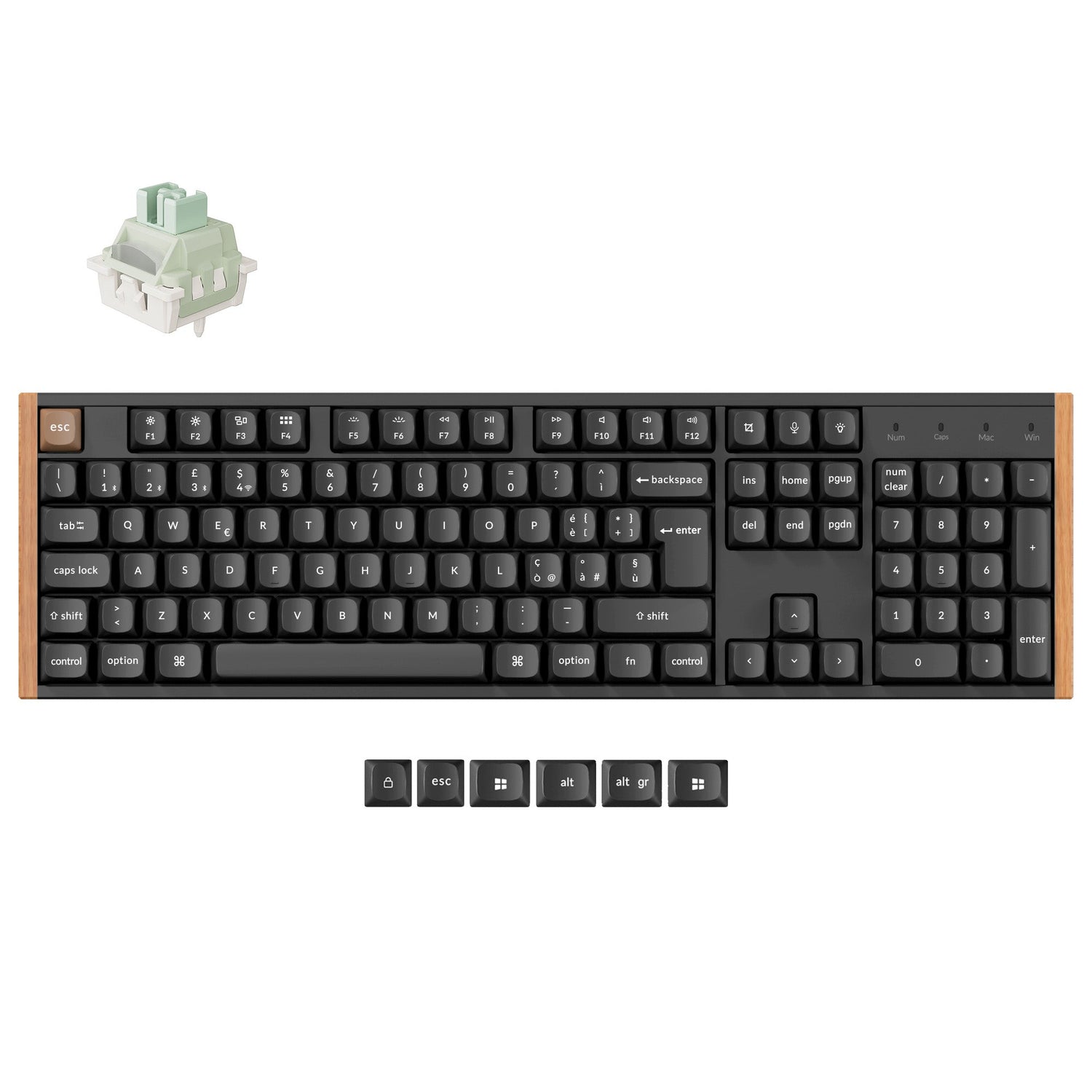 Keychron K10 HE Wireless Magnetic Switch Custom Keyboard ISO Layout Collection