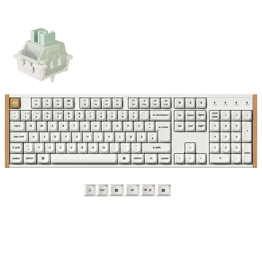 Tastiera personalizzata wireless Keychron K10 HE con switch magnetici, collezione con layout ISO