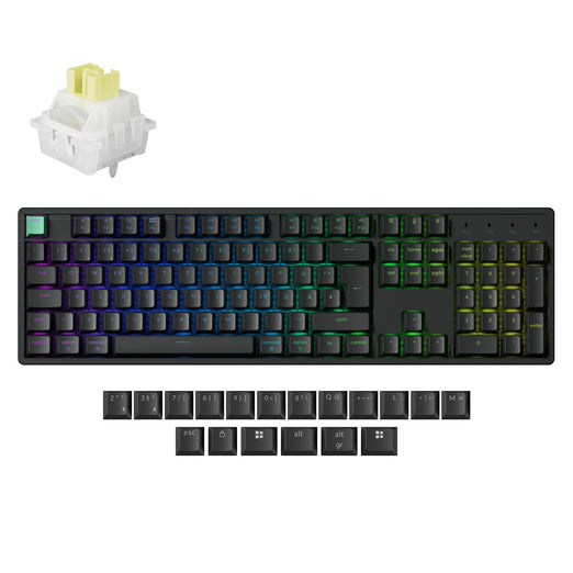 Tastiera personalizzata wireless Keychron K10 HE con switch magnetici, collezione con layout ISO