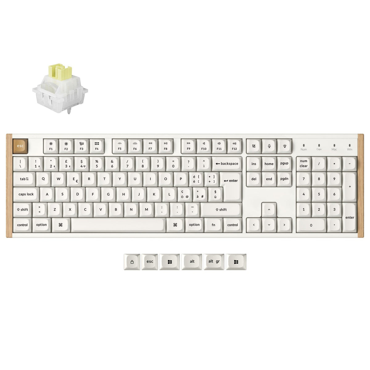 Tastiera personalizzata wireless Keychron K10 HE con switch magnetici, collezione con layout ISO
