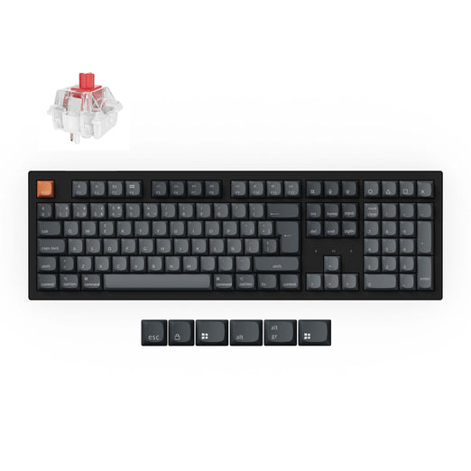 Collezione di tastiere meccaniche personalizzate wireless Keychron K10 Max QMK con layout ISO