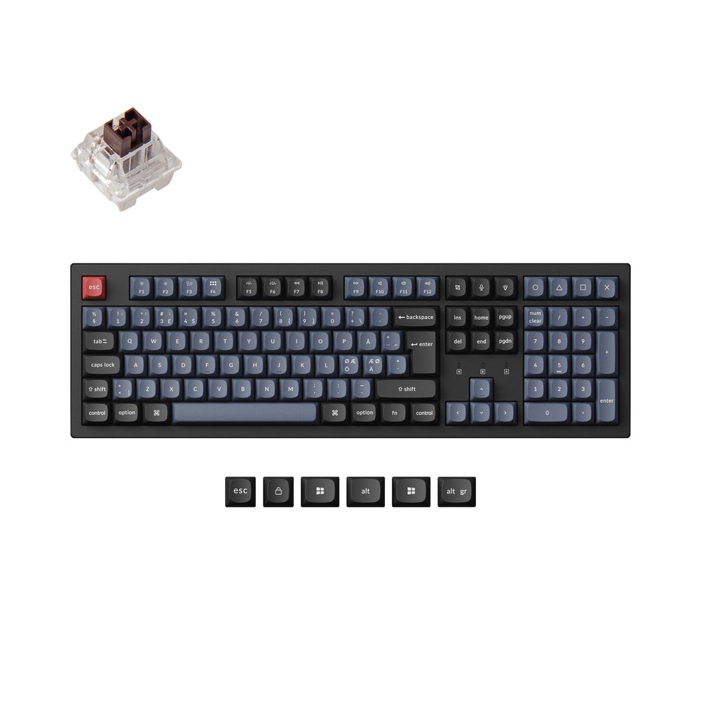 Keychron K10 Pro QMK/VIA Wireless Tastiera meccanica ISO Layout Collection