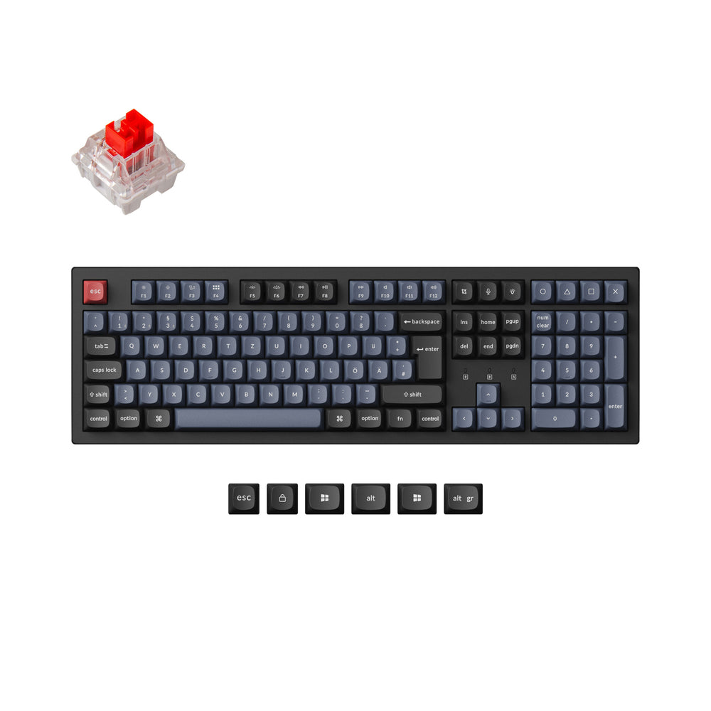 Keychron K10 Pro QMK/VIA Wireless Tastiera meccanica ISO Layout Collection