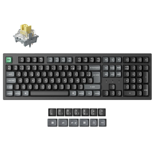 Tastiera meccanica personalizzata Keychron K10 Ultra 8K wireless (layout ISO)