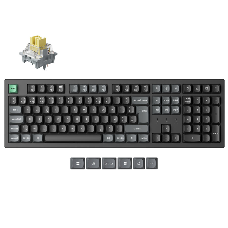 Keychron K10 Ultra 8K Wireless Custom Mechanical Keyboard (ISO Layout)