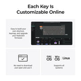 Keychron K2 HE Wireless Magnetic Switch Custom Keyboard - Resin Edition