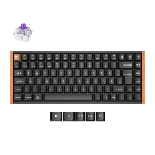 Tastiera personalizzata wireless Keychron K2 HE con switch magnetici, collezione con layout ISO