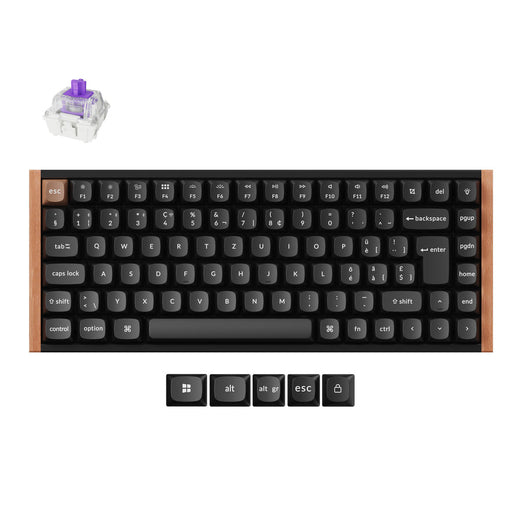 Tastiera personalizzata wireless Keychron K2 HE con switch magnetici, collezione con layout ISO