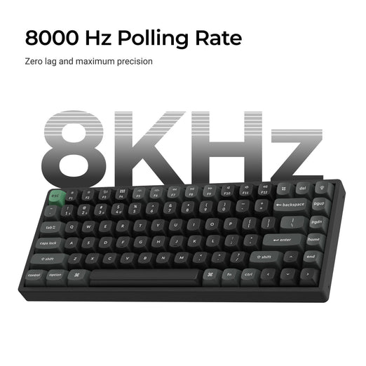Collezione di tastiere meccaniche wireless personalizzate Keychron K2 Ultra 8K con layout ISO