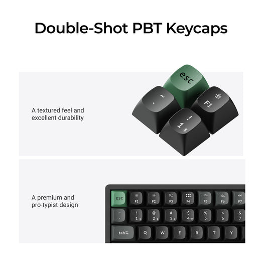 Collezione di tastiere meccaniche wireless personalizzate Keychron K2 Ultra 8K con layout ISO