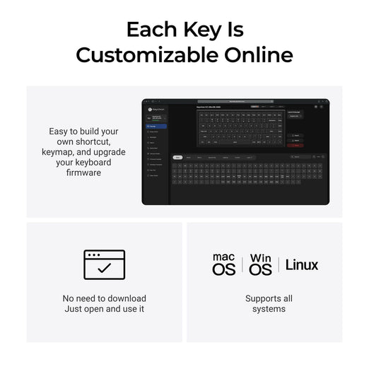 Collezione di tastiere meccaniche wireless personalizzate Keychron K2 Ultra 8K con layout ISO