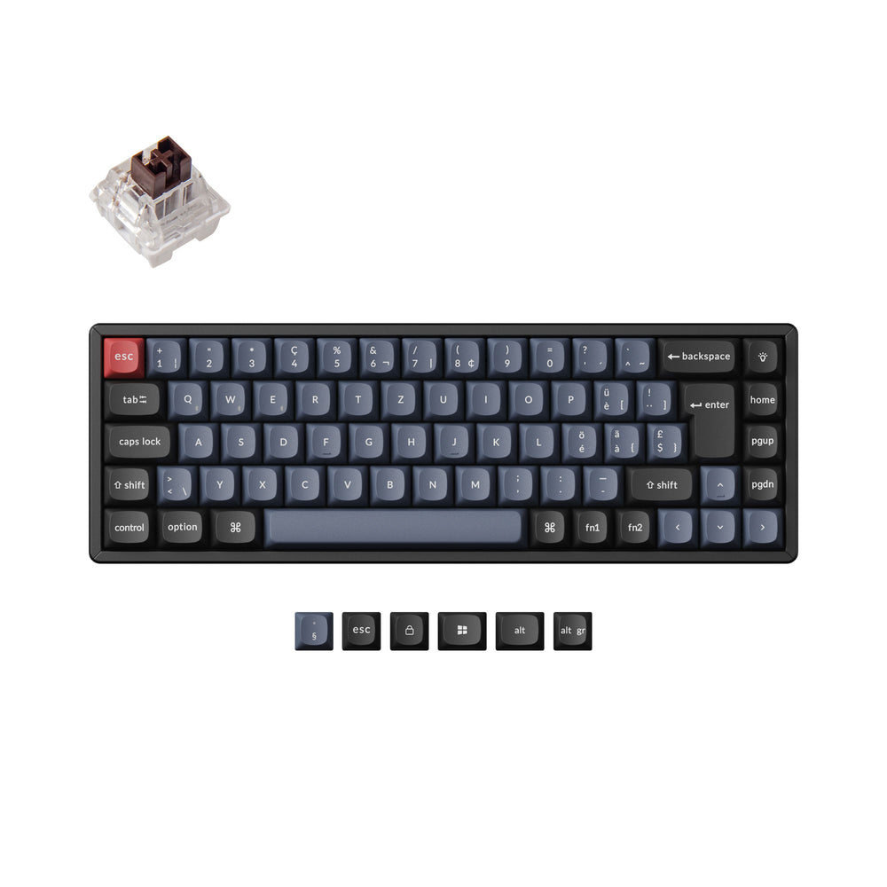 Keychron K6 Pro QMK/VIA Wireless Tastiera meccanica ISO Layout Collection