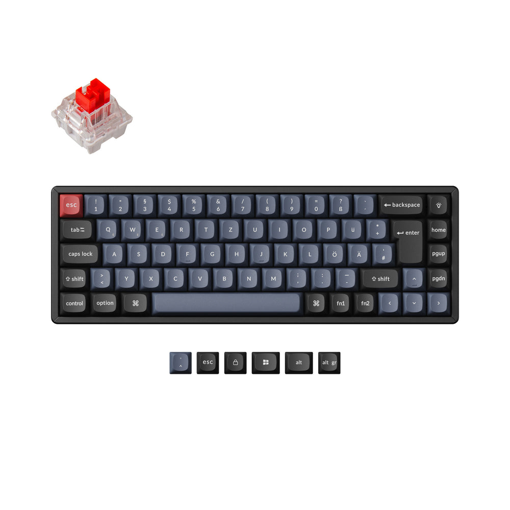 Keychron K6 Pro QMK/VIA Wireless Tastiera meccanica ISO Layout Collection