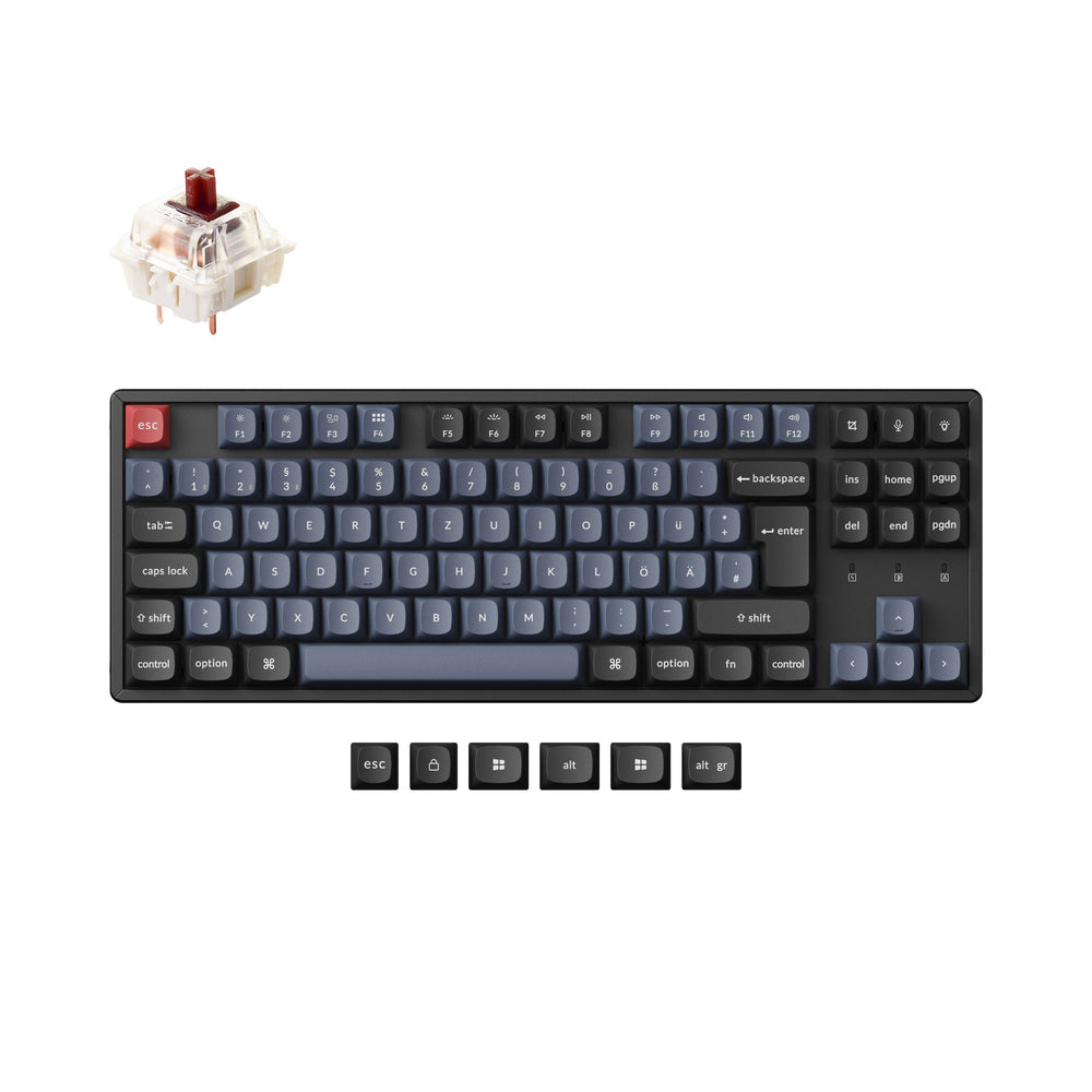 Keychron K8 Pro QMK/VIA Wireless Tastiera meccanica ISO Layout Collection