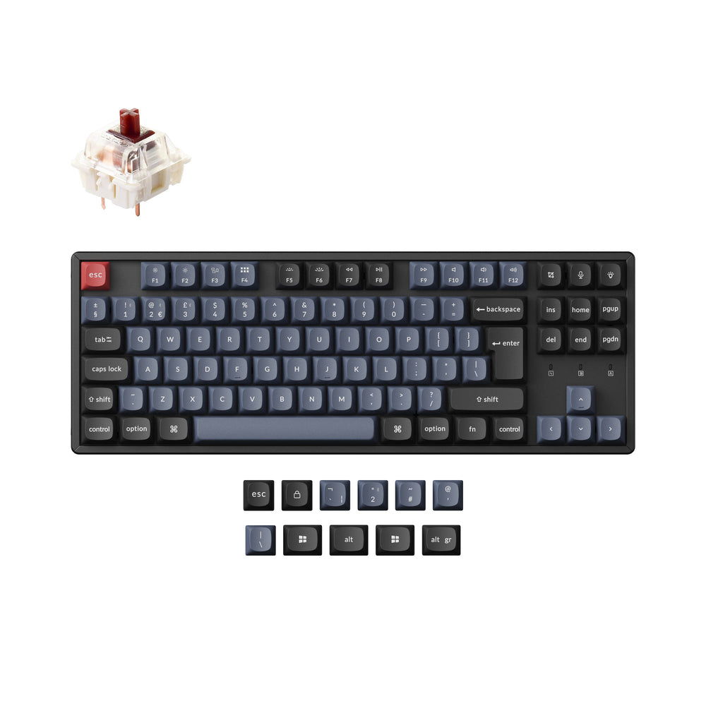 Keychron K8 Pro QMK/VIA Wireless Tastiera meccanica ISO Layout Collection