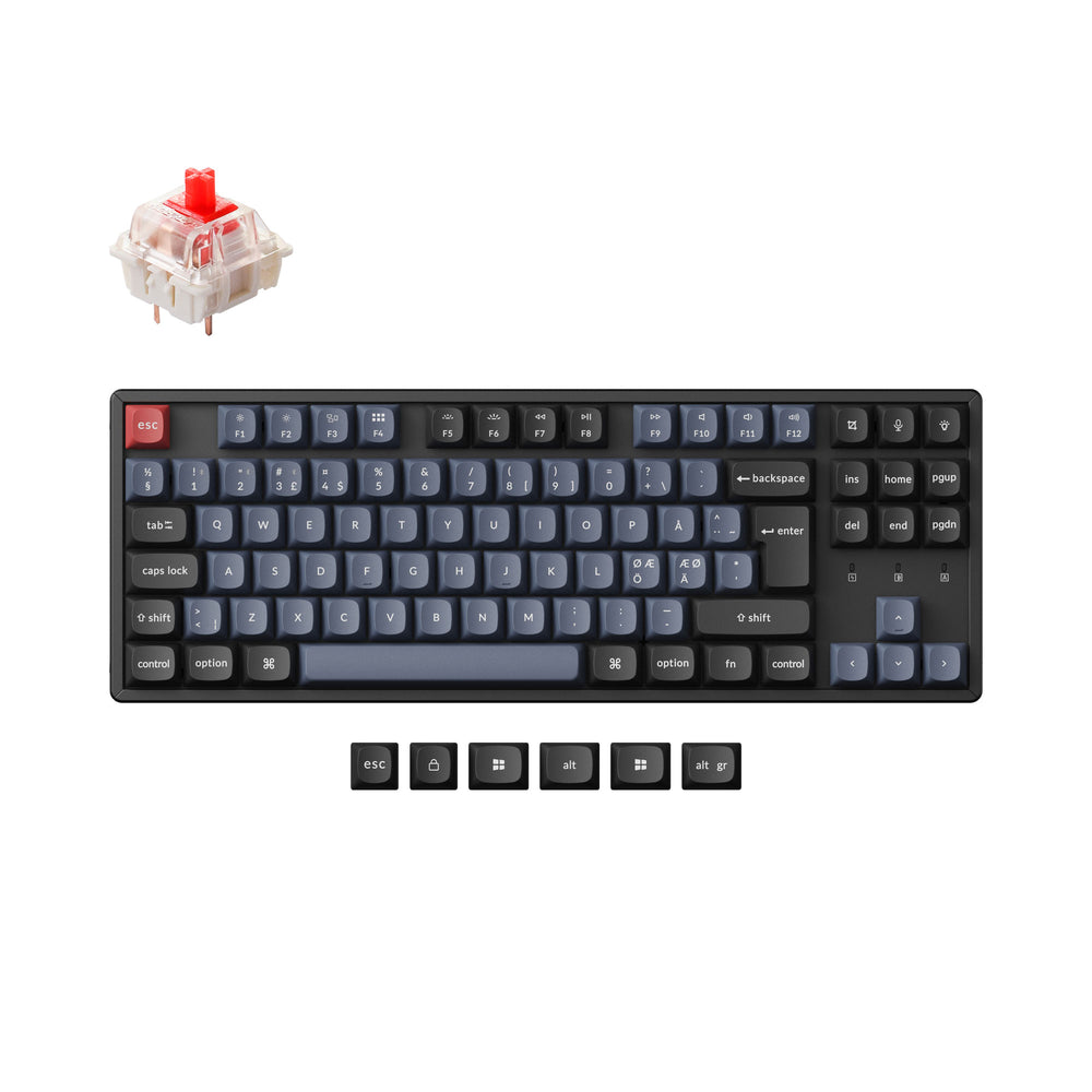 Keychron K8 Pro QMK/VIA Wireless Tastiera meccanica ISO Layout Collection